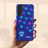 Custom Name Cat Paws Galaxy Case